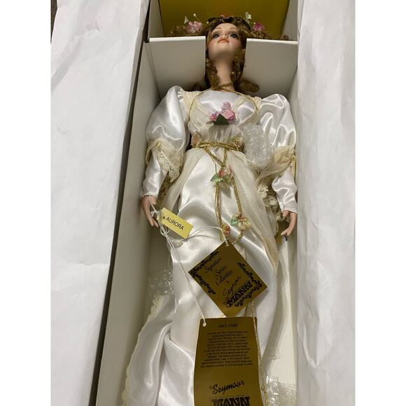 Seymour Mann Aurora Bridal Porcelain Doll A Connoisseur Collection - Picture 12 of 12